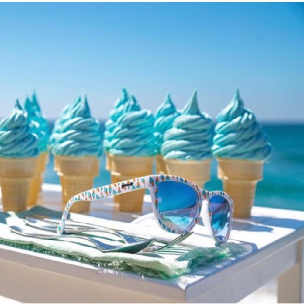 Goodr Eyes Scream for ice cream running sunglasses